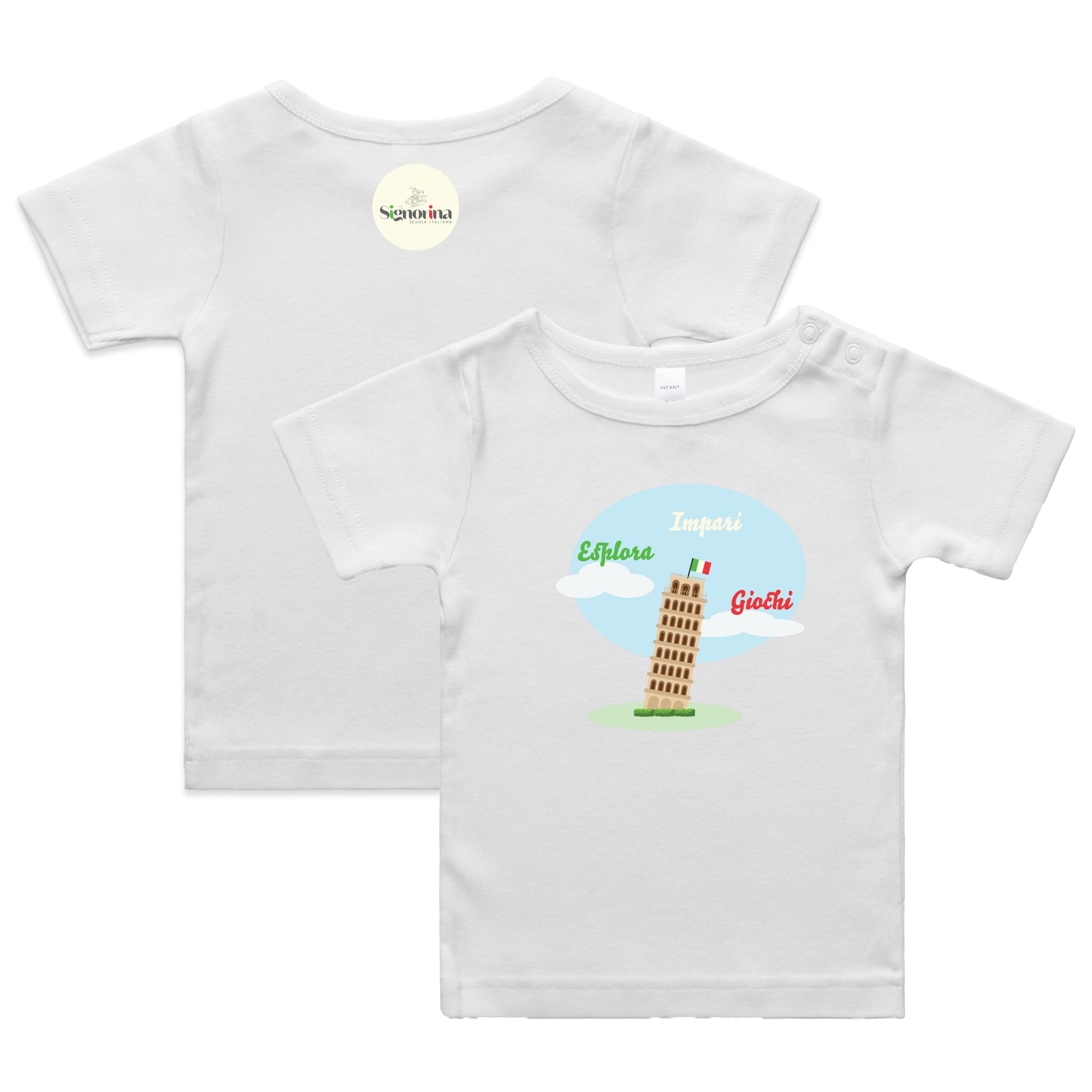 Leaning Tower Of Pisa Signorina Scuola Tee