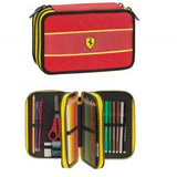 FERRARI 3 ZIP EQUIPPED CASE RED