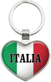45mm ZINCALLOY ITALIAN HEART SHAPE KEY RING