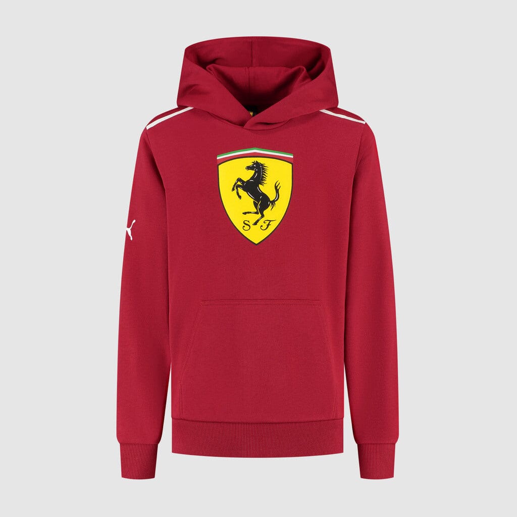 FERRARI SF FW KIDS LARGE SHIELD HOODY