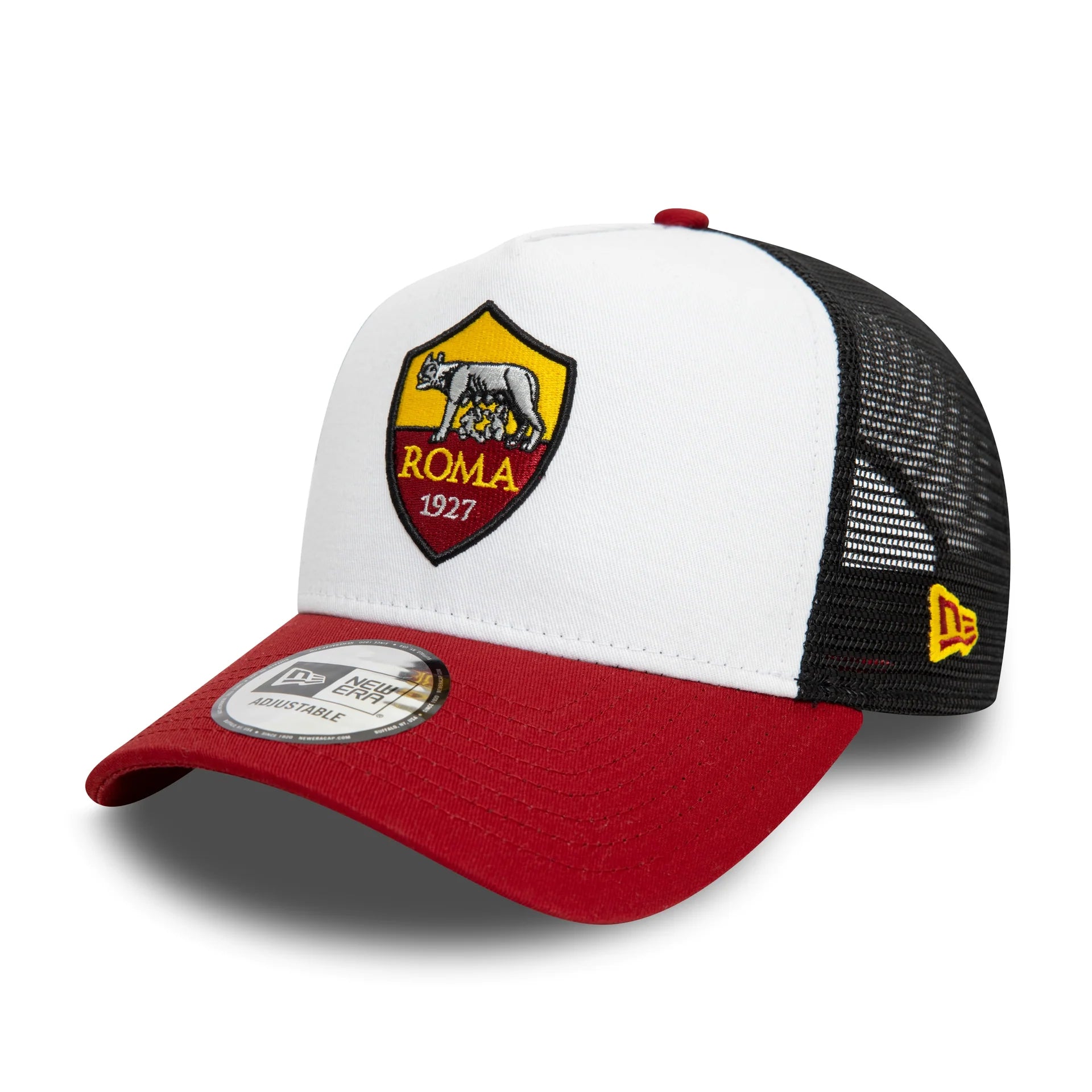 AS ROMA CORE EF TRUCKER-ADULTS-WHITE/RED-OSFM