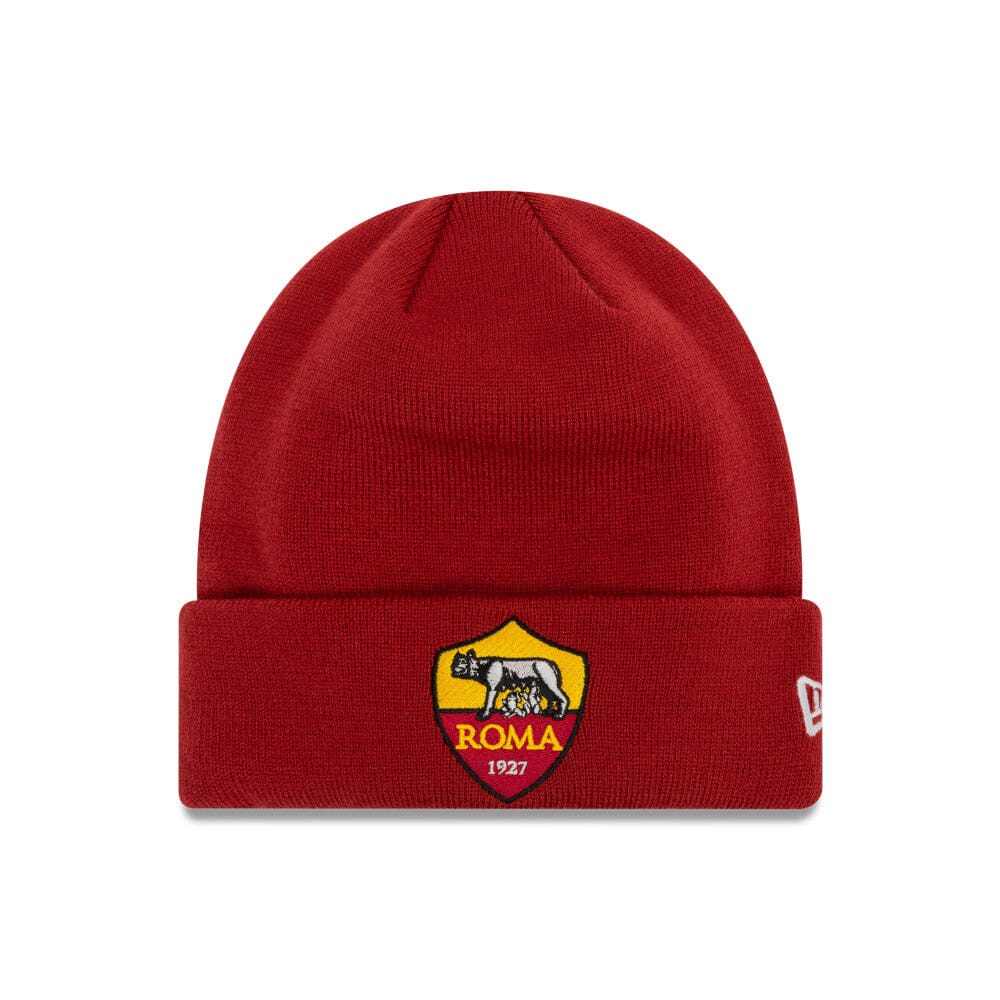 AS ROMA CORE CUFF BEANIE-ADULTS-RED-OSFM