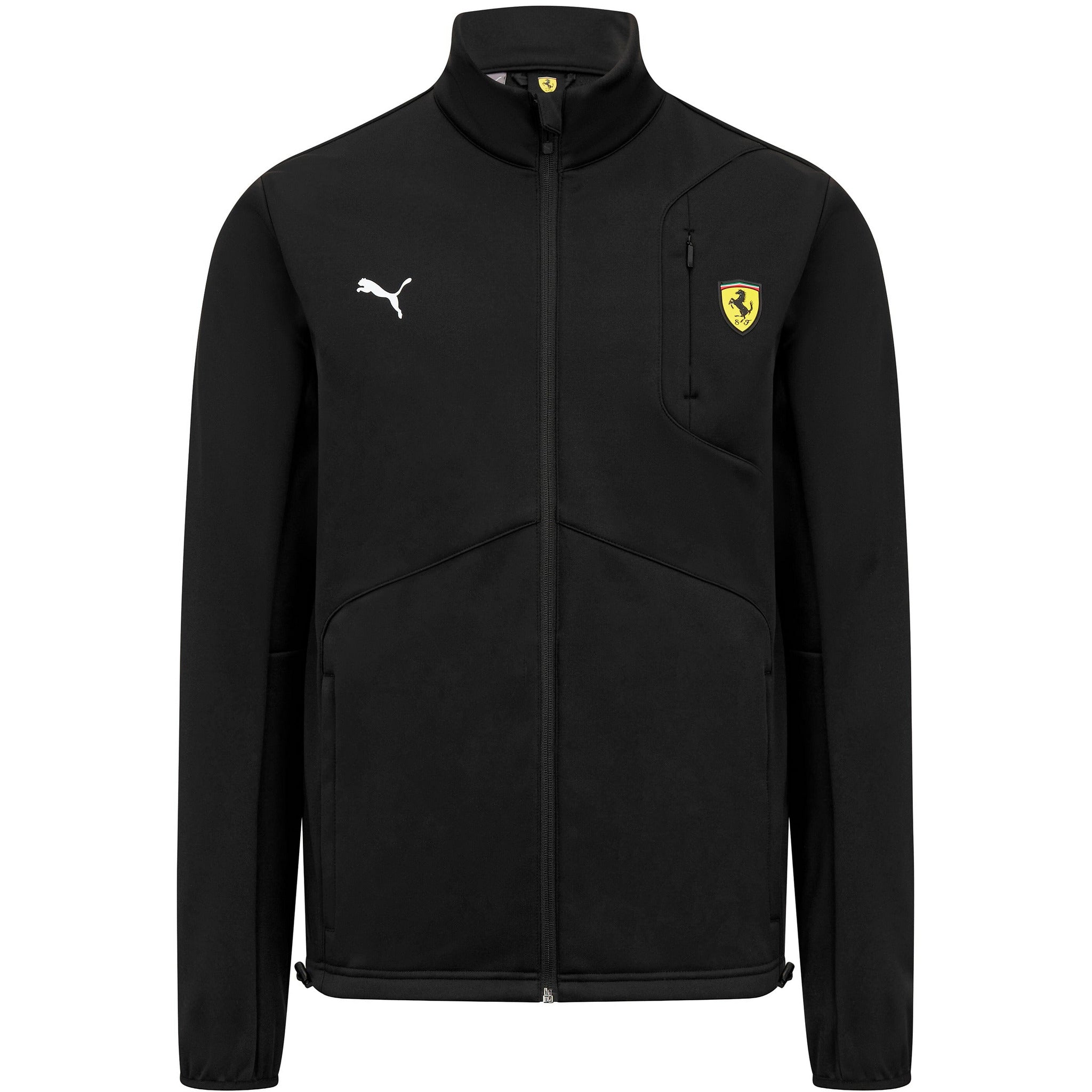 FERRARI MENS SF SOFTSHELL JACKET BLACK
