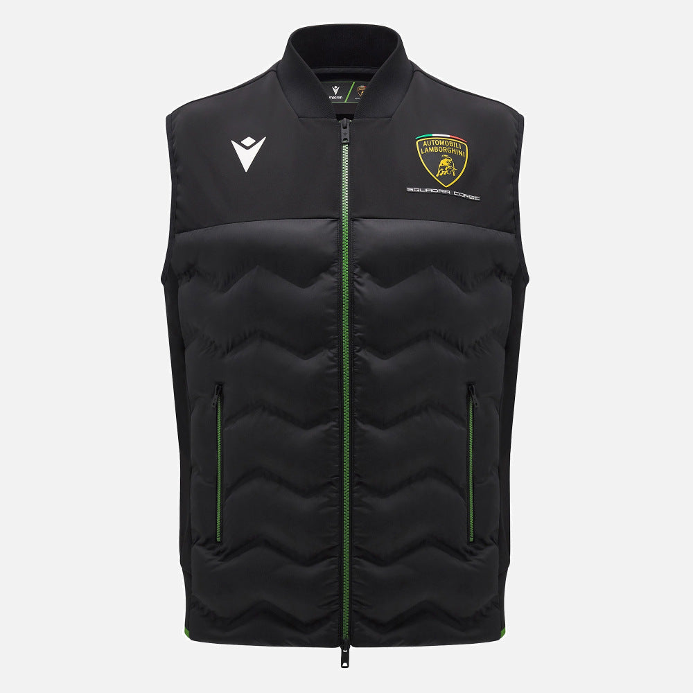 LAMBORGHINI SC PADDED VEST BLACK