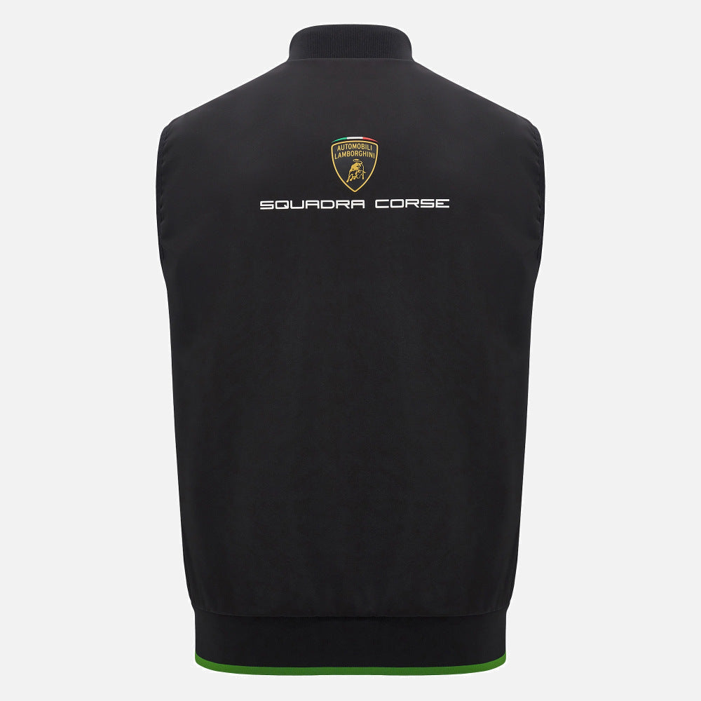 LAMBORGHINI SC PADDED VEST BLACK