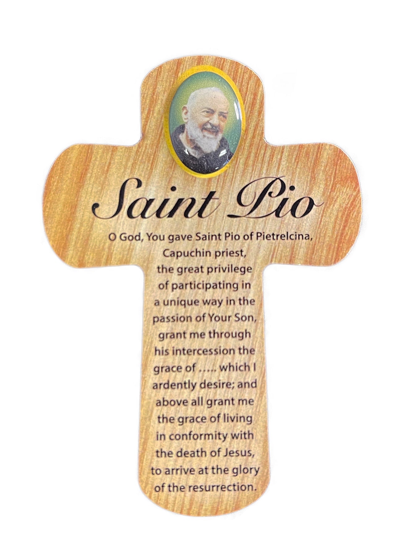 PADRE PIO - PALM CROSS