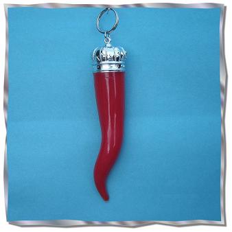 LARGE CORNO REALE KEYRING