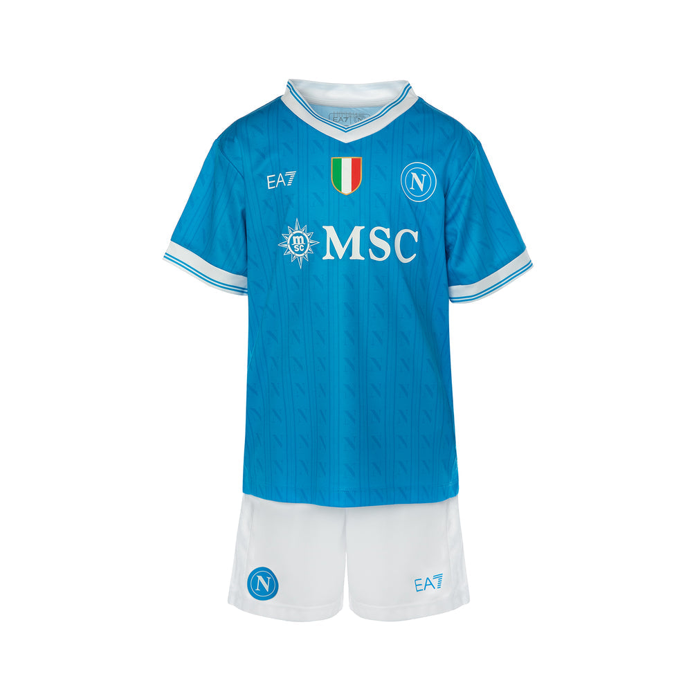 SSC Napoli 2025/26 Junior Home Kit Set