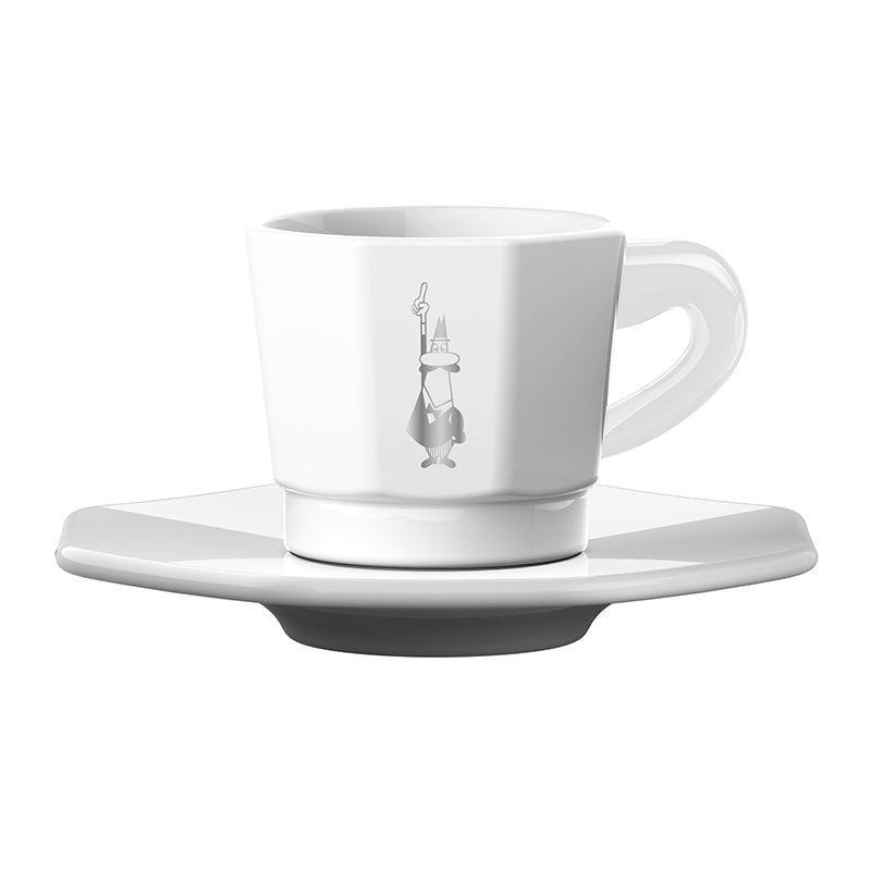 BIALETTI 8-FACES CUPS WHITE
(set 4)