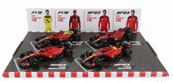 1:43 Ferrari #16 Leclerc - 4 piece Gift Pack