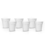 BIALETTI OCTAGONAL BICCHIERINI WHITE
(Set 6)