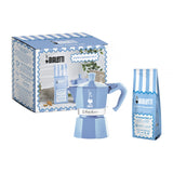 BIALETTI MOKA 3 Cup+GR COFFEE MANDORLA 250g BLUE