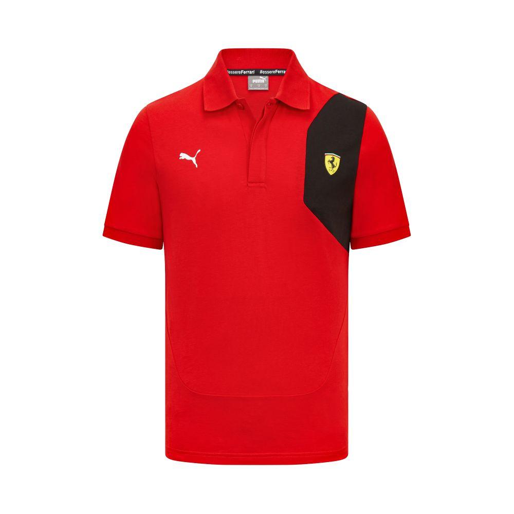 FERRARI MENS POLO CLASSIC RED