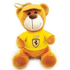 FERRARI TEDDY YELLOW 30CM