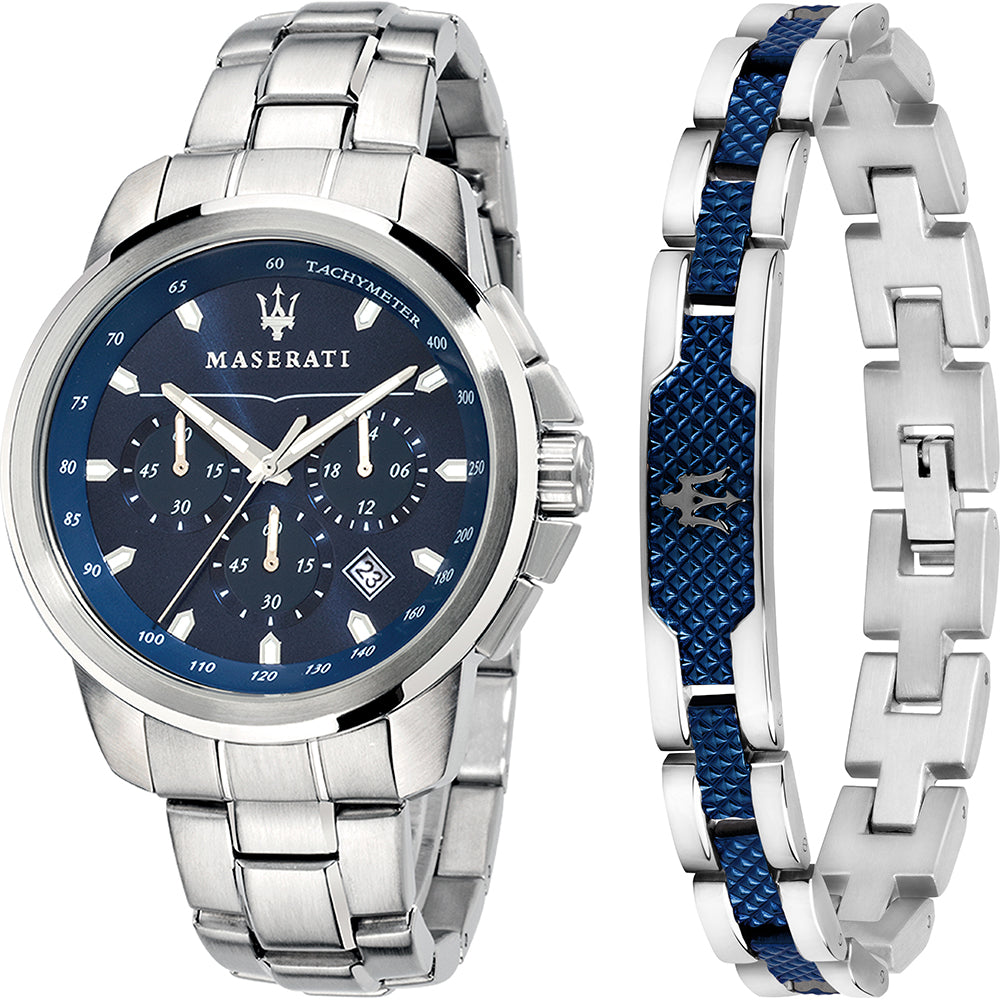 Maserati Watch & Bracelet Gift Set - Successo