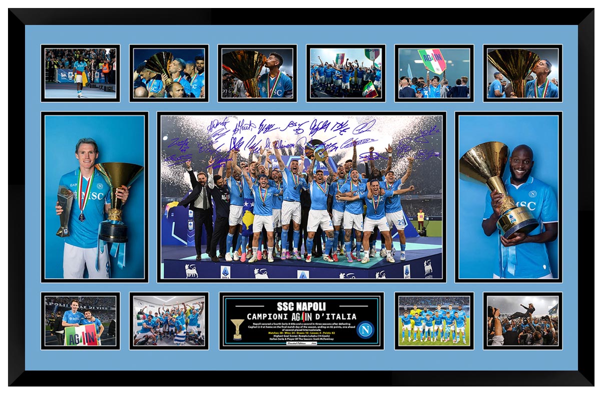 NAPOLI CAMPIONI 2045/25 LIMITED EDITION FRAME