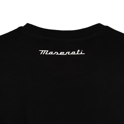 MASERATI T-SHIRT TRIDENTE BLACK