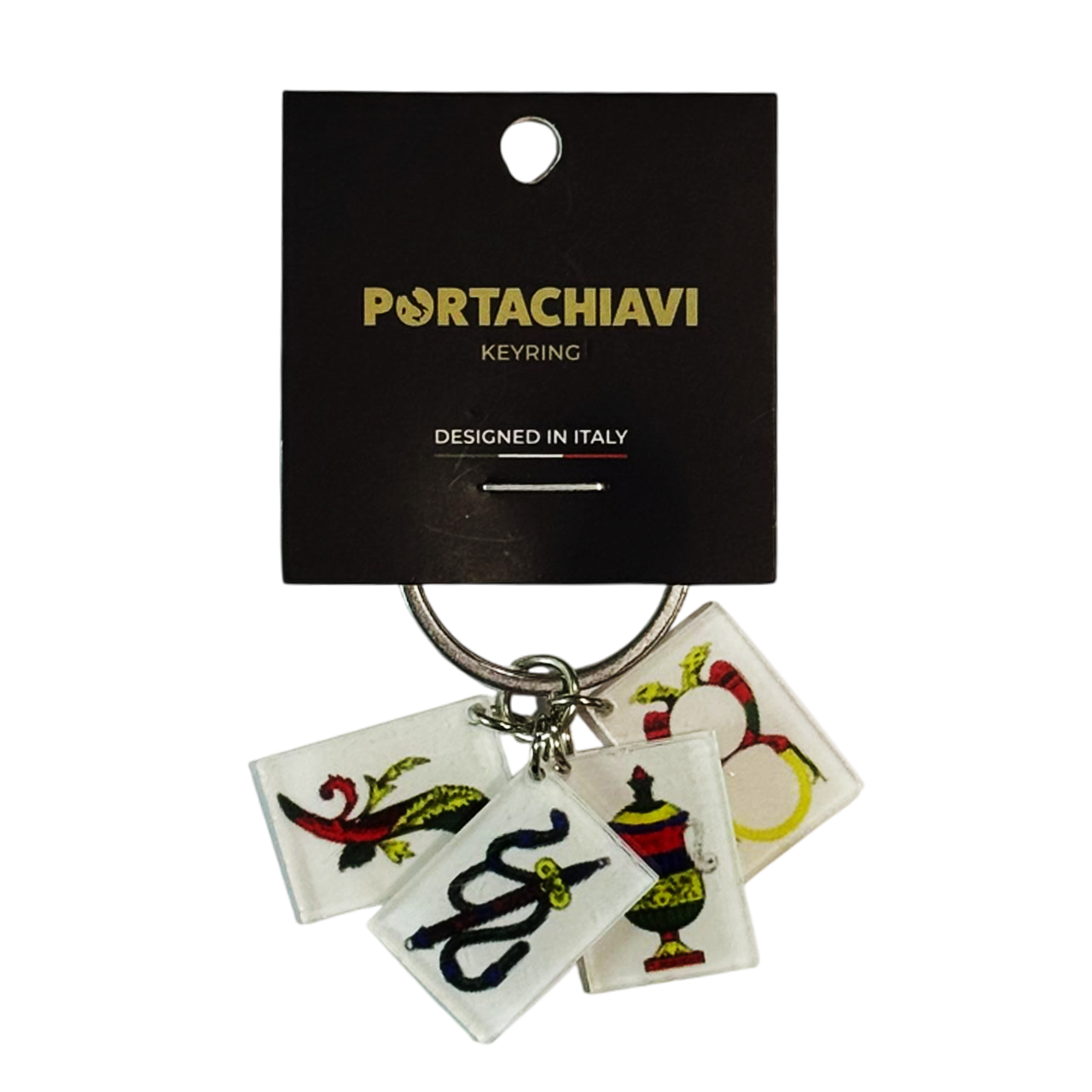 SCOPA BRISCOLA CARDS 4 ACES KEYRING