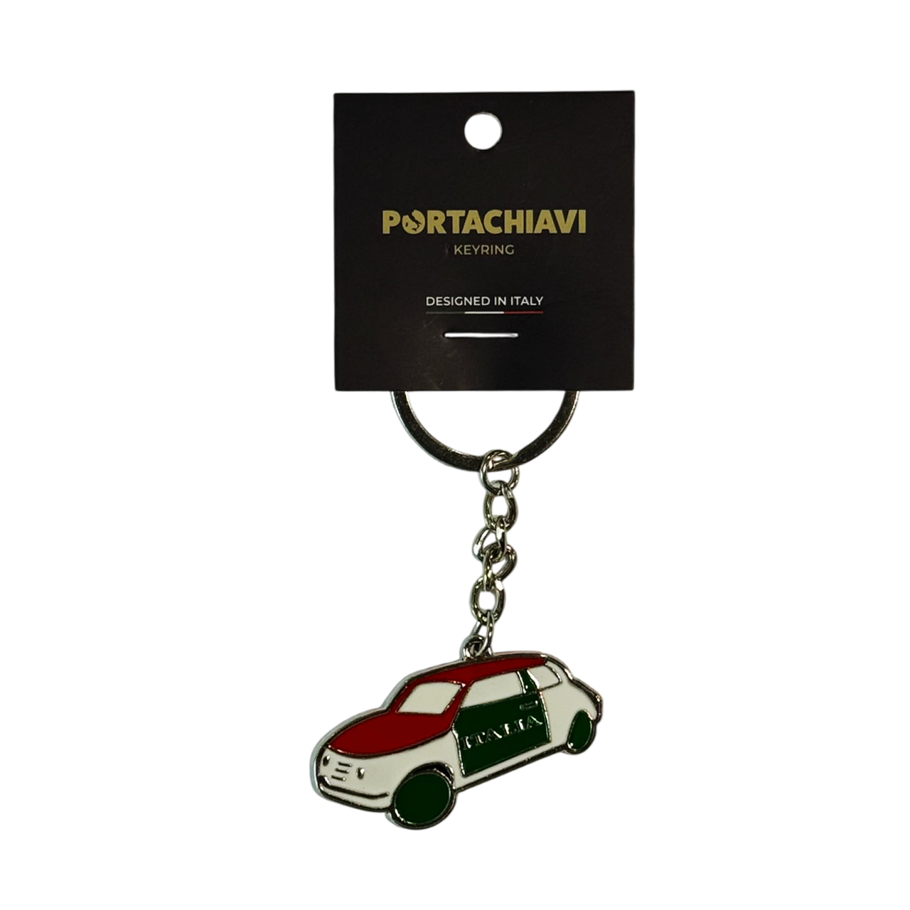 PORTACHIAVE keyring METALLO 500 TRICOLORE