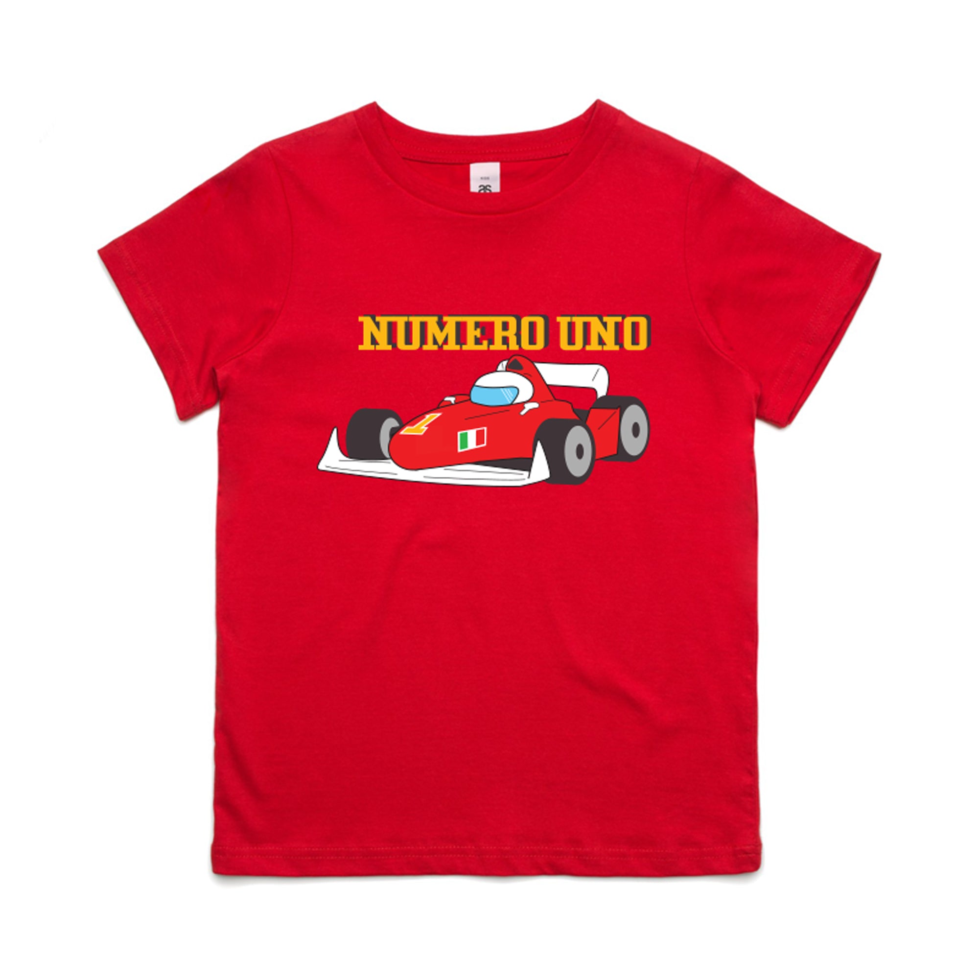 Numero Uno Race Car Kids Tee
