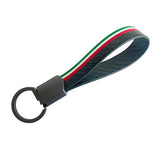 ITALIA TRICOLORE CARBON KEYRING