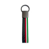 ITALIA TRICOLORE CARBON KEYRING