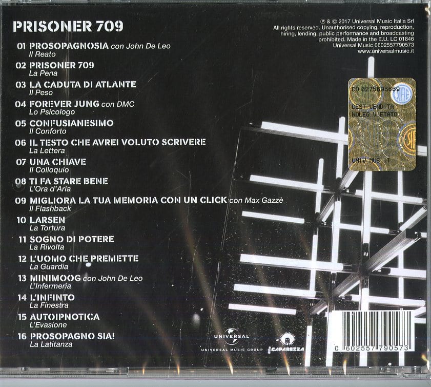 CAPAREZZA  - PRISONER 709