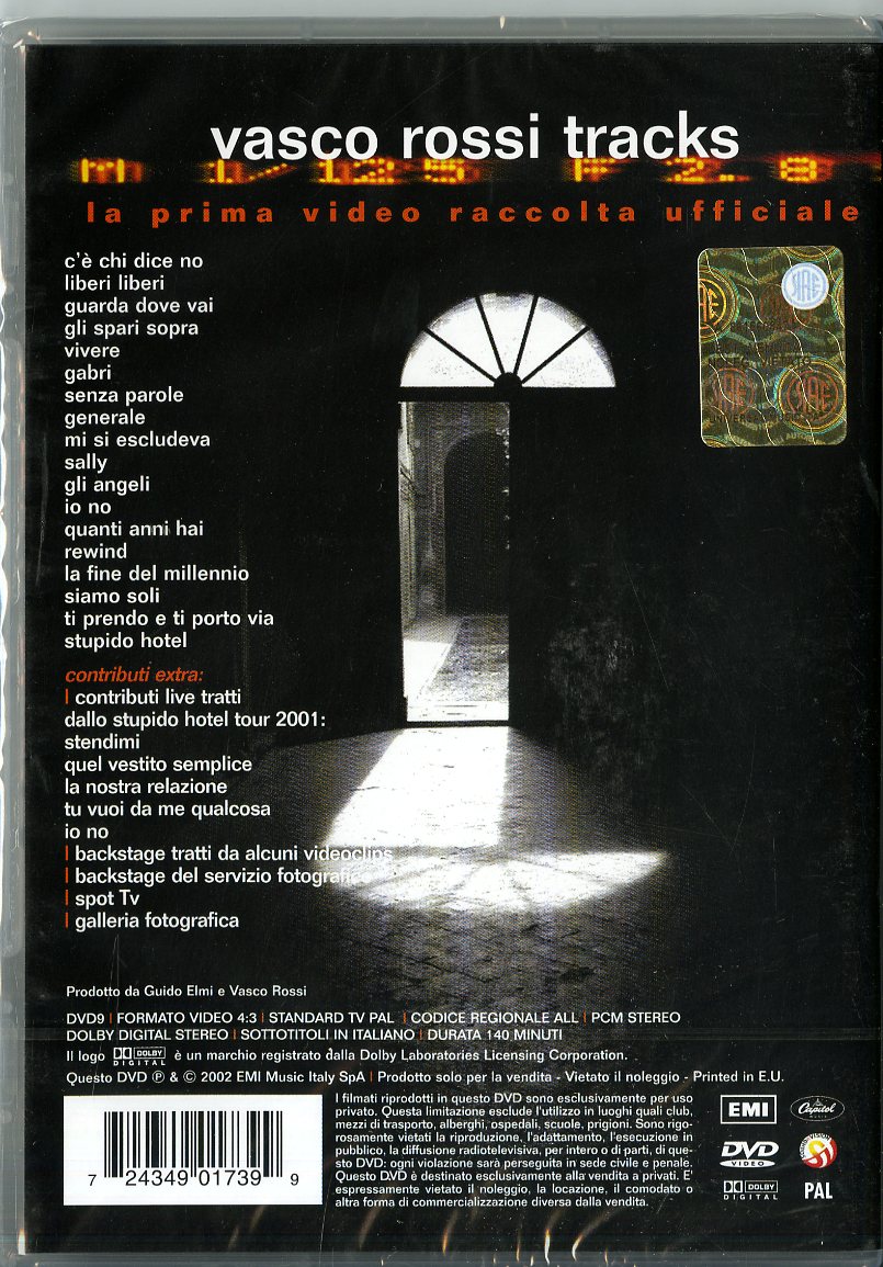 VASCO ROSSI - TRACKS (DVD)