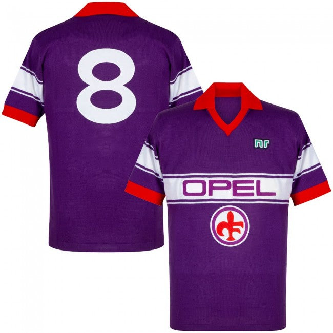 1984-85 FIORENTINA 8 SÓCRATES -HOME JERSEY - NR (LIMITED EDITION)