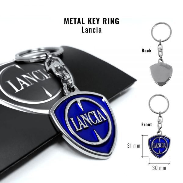 Lancia Portachiavi Scudetto Metal