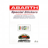 Abarth Adesivo Scorpione BIANCO 240MM