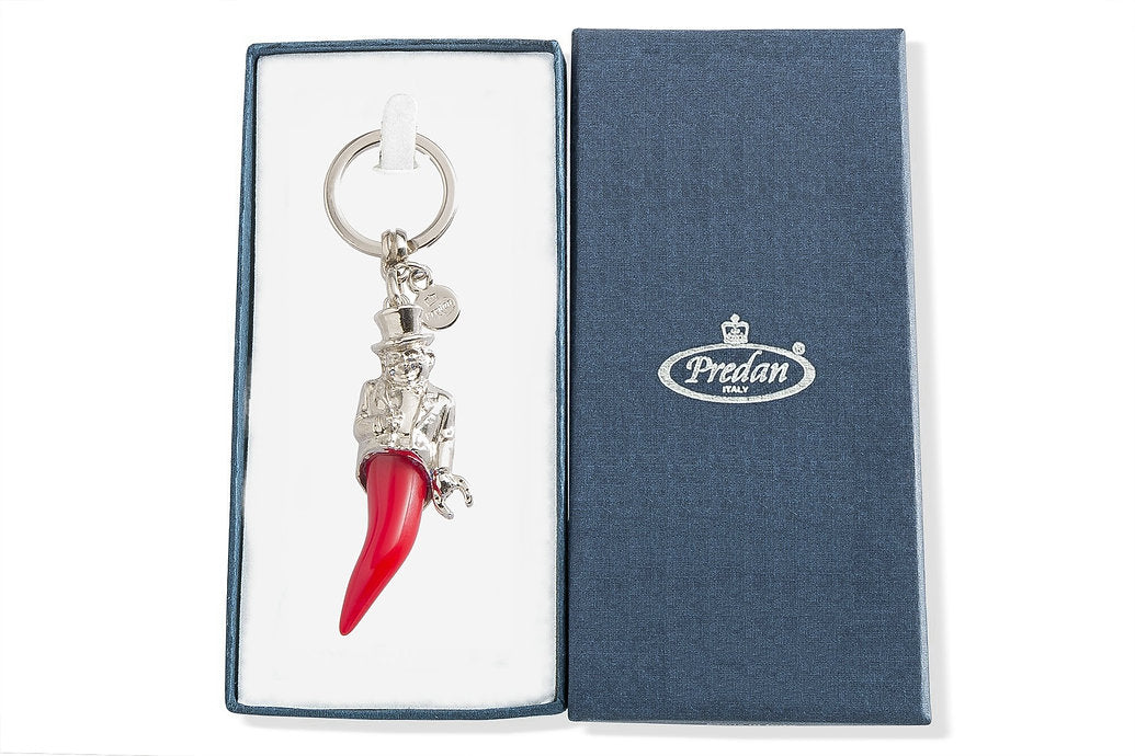 Corno resina con gobbo/cilindro ACCIAIO