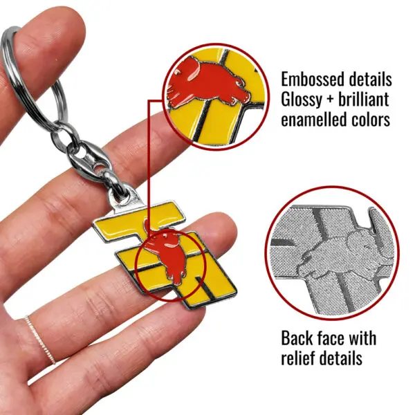 Lancia HF Portachiavi Metal