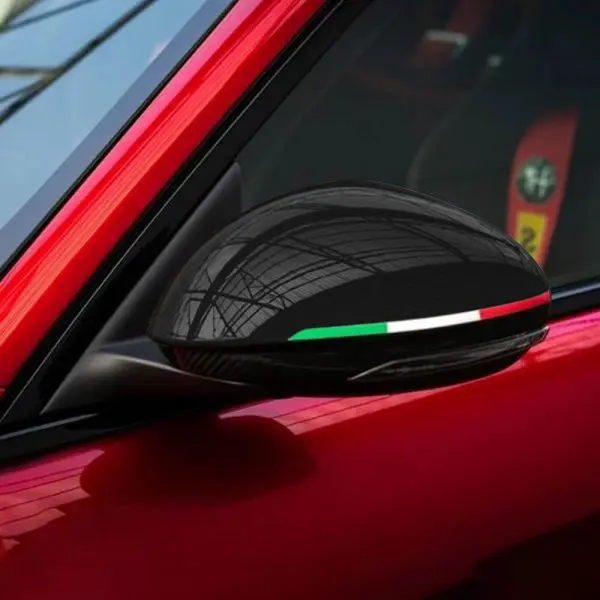 Stripes Strisce Adesive Tricolore Italia per Specchietti Alfa Romeo