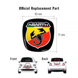 Abarth Adesivo 3D Logo Scudetto Ufficiale per Fiat 500