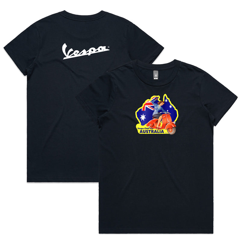 VESPA GIRL - WOMENS TEE