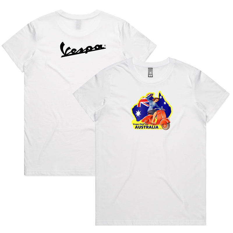 VESPA GIRL - WOMENS TEE