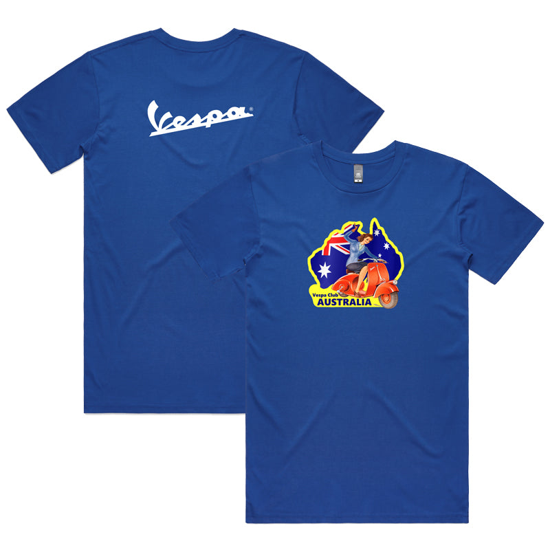 VESPA GIRL- MENS TEE