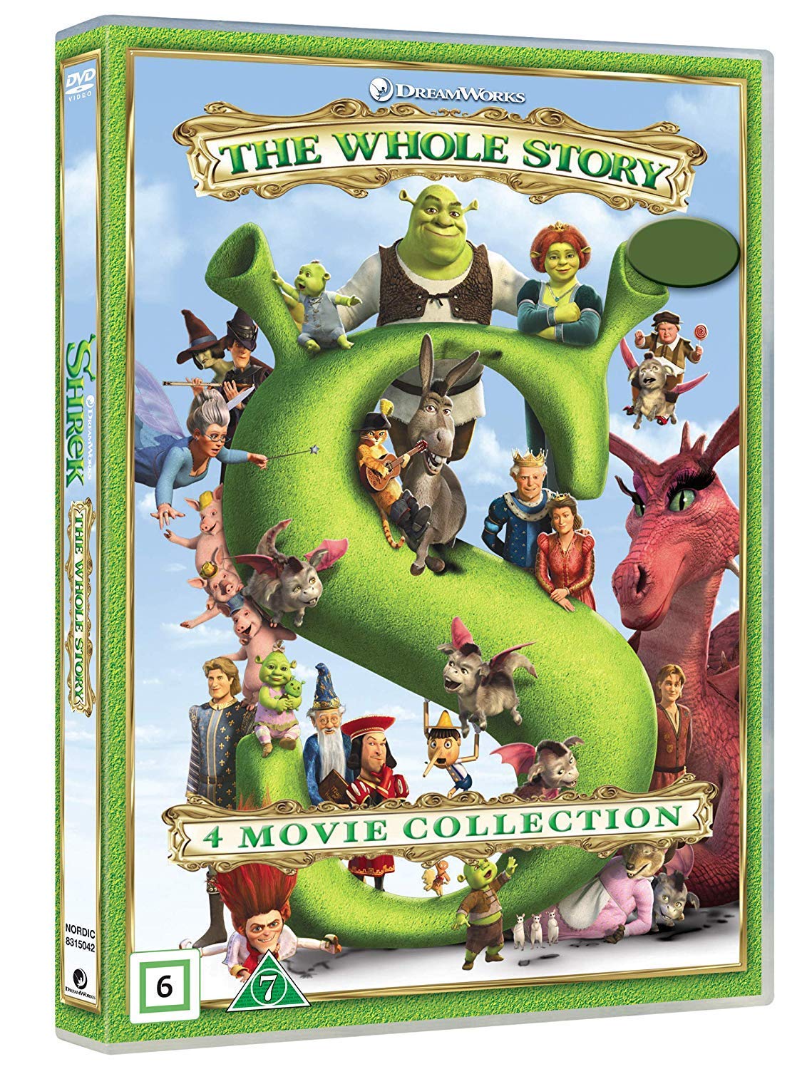 SHREK  1 to 4 (Box 4 Dvd) Cartoni Animati
