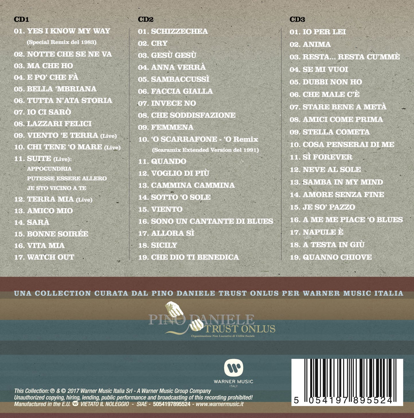 PINO DANIELE - QUANDO (3CD)