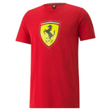 FERRARI PUMA MENS BIG SHIELD T-SHIRT RED
