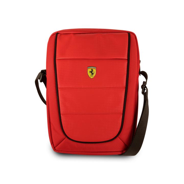 Ferrari Scuderia Tablet Bag Carbon Fiber Effect - Red