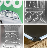 Small Sign: Fiat 500 Italian Colours