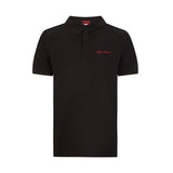 ALFA ROMEO MENS POLO CLASSIC BLACK