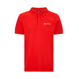 ALFA ROMEO MENS POLO CLASSIC RED