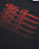 ALFA ROMEO MENS T-SHIRT DNA BLACK