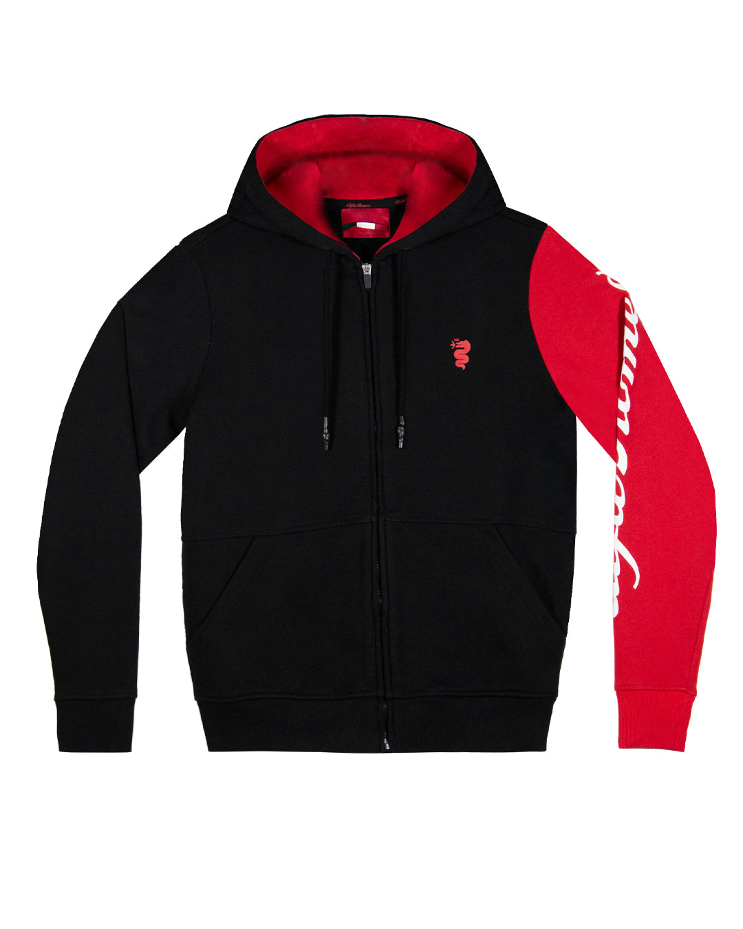 ALFA ROMEO DNA FULL ZIP HOOD BLACK