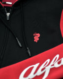 ALFA ROMEO DNA FULL ZIP HOOD BLACK