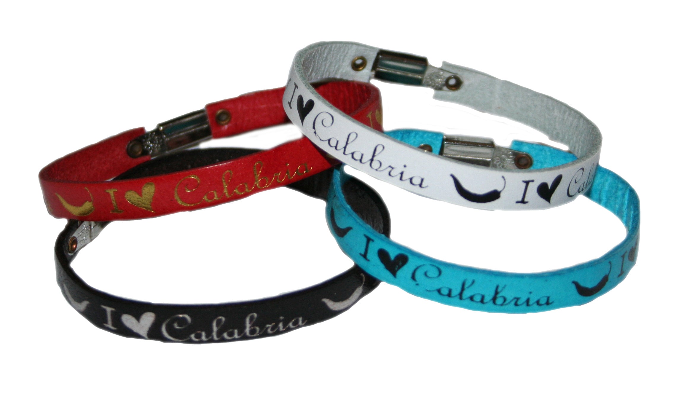 BRACCIALE CUOIO SCALETTA CALABRIA