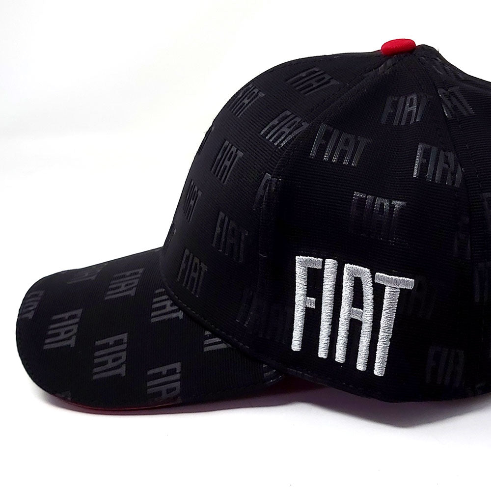 FIAT CAP NERO VISIERA CURVA